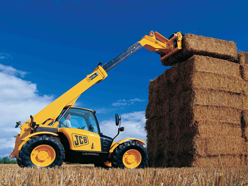 телескопический вилочный погрузчик JCB сельскохозяйственный