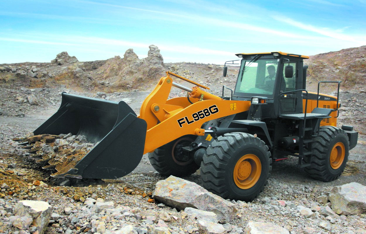 пневмоколёсный погрузчик фронтального типа Foton fl958g