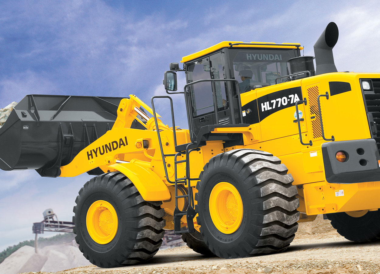 фронтальный колесный погрузчик Hyundai HL770 7a