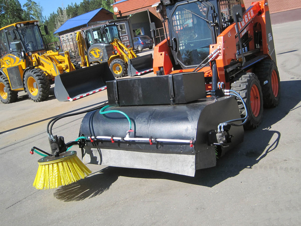минипогрузчик Digger SSL 5700 с дорожной щеткой