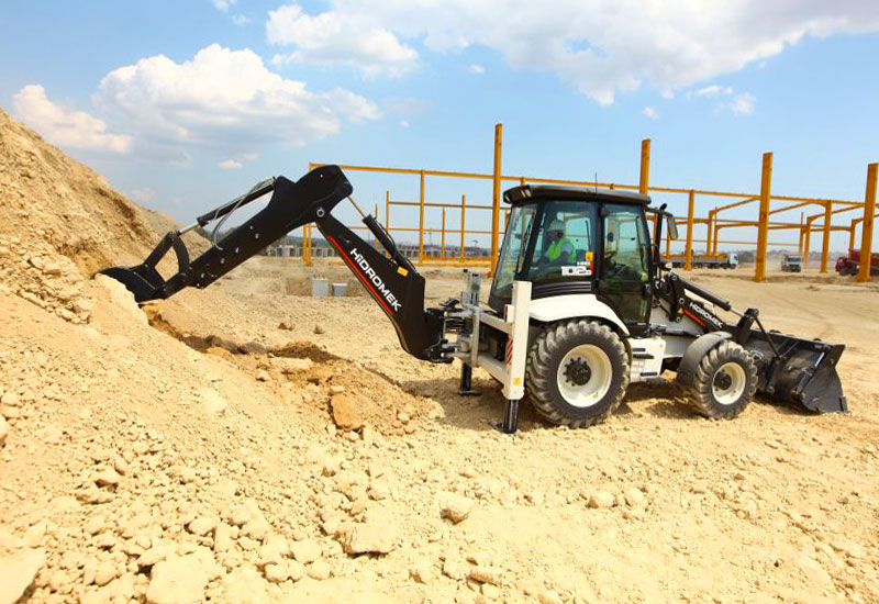 Hidromek HMK 102B в строительстве