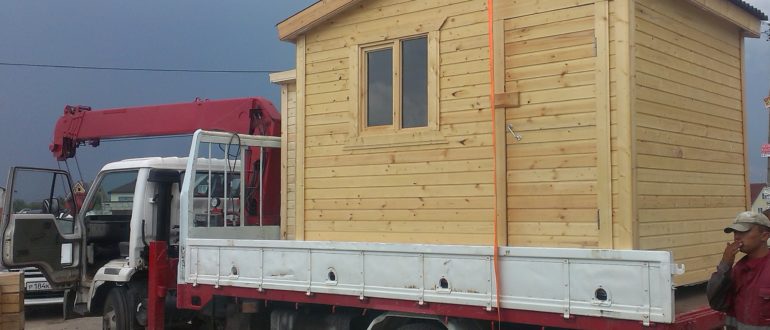 Доставка бытовок по Спб и области