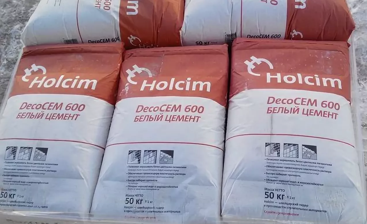 Особенности применения белого цемента Decocem в строительстве